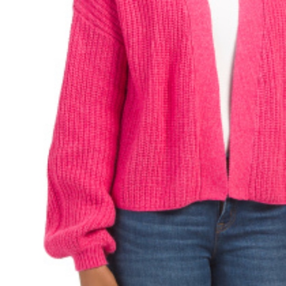 NWT IF IT WERE ME Balloon Sleeve Cardigan M - Picture 5 of 7